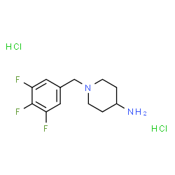 1-(3,4,5-Trifluorobenzyl)piperidin-4-amine dihydrochloride图片