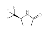 (5S)-(-)-5-(三氟甲基)-2-吡咯烷酮结构式