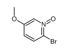 2-BROMO-5-METHOXYPYRIDINE 1-OXIDE结构式