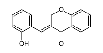 (3E)-3-[(2-hydroxyphenyl)methylidene]chromen-4-one Structure