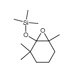 trimethyl((2,2,6-trimethyl-7-oxabicyclo[4.1.0]heptan-1-yl)oxy)silane结构式