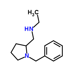 N-[(1-Benzyl-2-pyrrolidinyl)methyl]ethanamine结构式