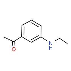 Ethanone, 1-[3-(ethylamino)phenyl]- (9CI) structure
