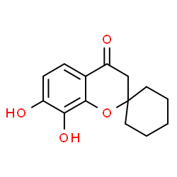 7,8-Dihydroxyspiro[chromene-2,1'-cyclohexan]-4(3H)-one Structure