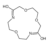 1,4,10-trioxa-7,13-diazacyclopentadecane-6,14-dione Structure
