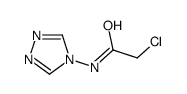 2-Chloro-N-[1, 2, 4]triazol-4-yl-acetamide Structure