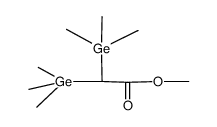 methyl bis(trimethylgermyl)acetate Structure