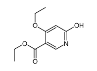 3-Pyridinecarboxylicacid,4-ethoxy-1,6-dihydro-6-oxo-,ethylester(9CI) Structure