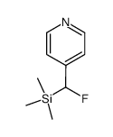 Pyridine, 4-[fluoro(trimethylsilyl)methyl]- (9CI)结构式