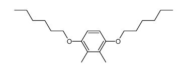 1,4-bis(hexyloxy)-2,3-dimethylbenzene Structure