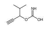 4-methylpent-1-yn-3-yl carbamate结构式