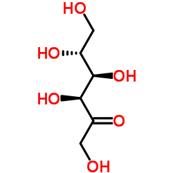 D-(2,5-13C2)Fructose Structure