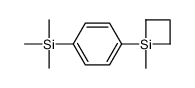 trimethyl-[4-(1-methylsiletan-1-yl)phenyl]silane结构式