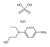 N-ETHYL-N-(2-HYDROXYETHYL)-P-PHENYLENEDIAMINE SULFATE MONOHYDRATE结构式