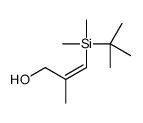 3-[tert-butyl(dimethyl)silyl]-2-methylprop-2-en-1-ol结构式