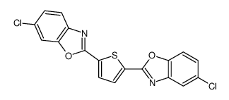 5-chloro-2-[5-(6-chloro-1,3-benzoxazol-2-yl)thiophen-2-yl]-1,3-benzoxazole Structure