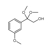 2,2-dimethoxy-2-(3-methoxyphenyl)ethan-1-ol Structure