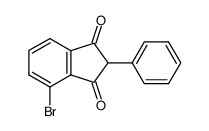 4-Brom-2-phenyl-1,3-indandion Structure