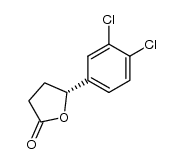 (5R)-(3,4-Dichlorophenyl)dihydro-2(3H)-furanone结构式