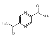 5-Acetylpyrazine-2-carboxamide Structure