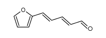 (2E,4E)-5-(furan-2-yl)penta-2,4-dienal Structure