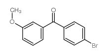 4-BROMO-3'-METHOXYBENZOPHENONE Structure