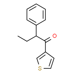 2-苯基-1-(噻吩-3-基)丁-1-酮结构式