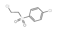 2-氯乙基4-氯苯砜结构式