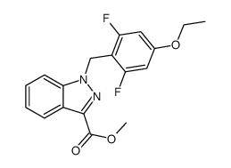 Methyl 1-(4-Ethoxy-2,6-Difluorobenzyl)-1H-Indazole-3-Carboxylate Structure