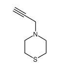 3-(4-thiomorpholinyl)-1-propyne结构式