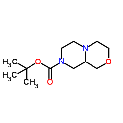 叔丁基八氢哌嗪并[2,1-c]吗啉-8-羧酸盐图片
