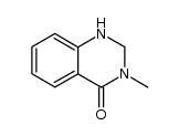 3-methyl-2,3-dihydro-1H-quinazolin-4-one结构式