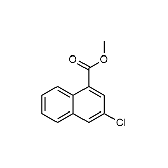 Methyl3-chloronaphthalene-1-carboxylate Structure