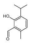 2-hydroxy-6-methyl-3-propan-2-ylbenzaldehyde结构式