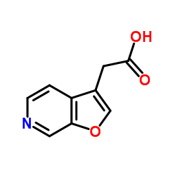 Furo[2,3-c]pyridin-3-ylacetic acid Structure