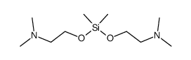 bis(N,N-dimethyl-2-aminoethoxy)dimethylsilane Structure