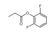 2,6-difluorophenyl propionate结构式