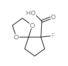 1,4-Dioxaspiro[4.4]nonane-6-carboxylicacid,6-fluoro-,(-)-(9CI)结构式