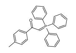 1-(4-methylphenyl)-2-(triphenylphosphoranylidene)ethanone结构式