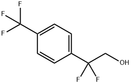 2,2-difluoro-2-(4-(trifluoromethyl)phenyl)ethan-1-ol Structure