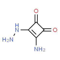 3-Cyclobutene-1,2-dione,3-amino-4-hydrazino-(9CI)结构式