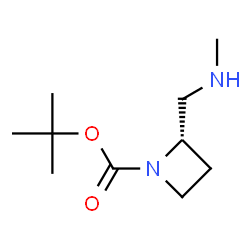 tert-butyl (2S)-2-(methylaminomethyl)azetidine-1-carboxylate Structure