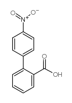 4-硝基[1,1-联苯]-2-羧酸结构式