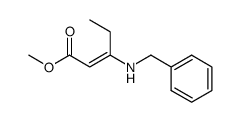 methyl 3-(benzylamino)pent-2-enoate结构式