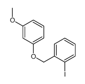 1-iodo-2-[(3-methoxyphenoxy)methyl]benzene结构式