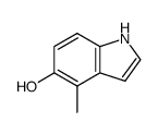 5-hydroxy-4-methylindole Structure