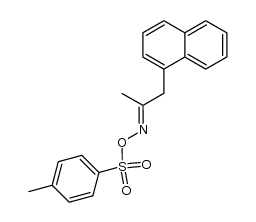 anti(α-Naphthyl)-1-α-naphthyl-propan-2-on-oxim-tosylat Structure