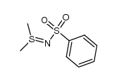 N-(Phenylsulfonyl)-S,S-dimethylsulfimide Structure