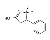 5,5-dimethyl-4-phenylpyrrolidin-2-one结构式