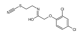 Thiocyanic acid 2-[2-(2,4-dichlorophenoxy)acetylamino]ethyl ester picture